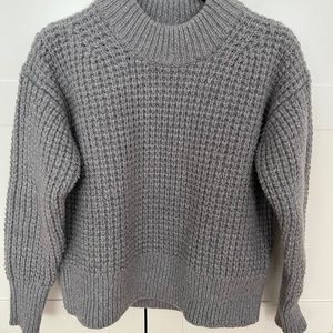 Everlane Gray Crew Neck Sweater